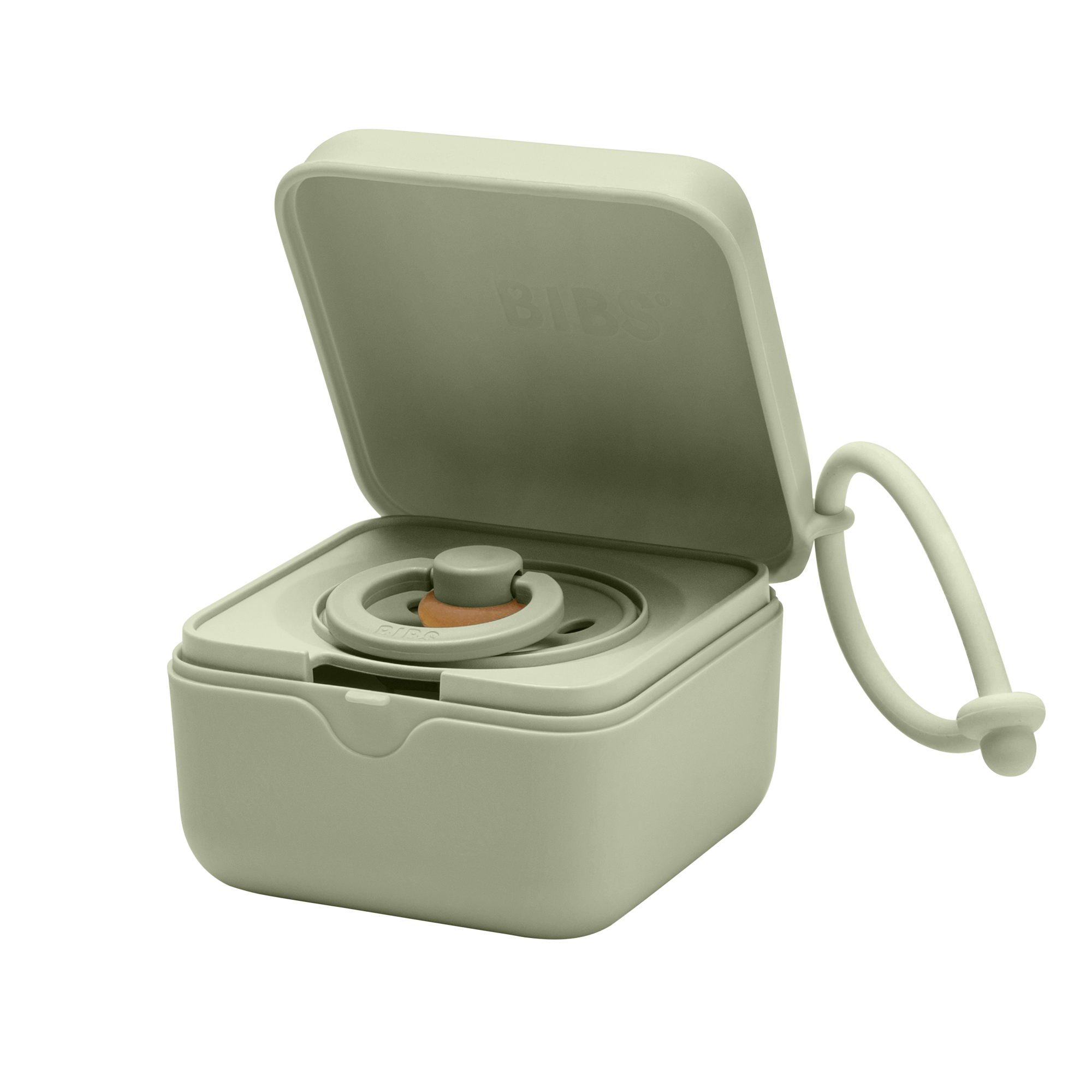 BIBS 奶嘴盒 牛油果綠色