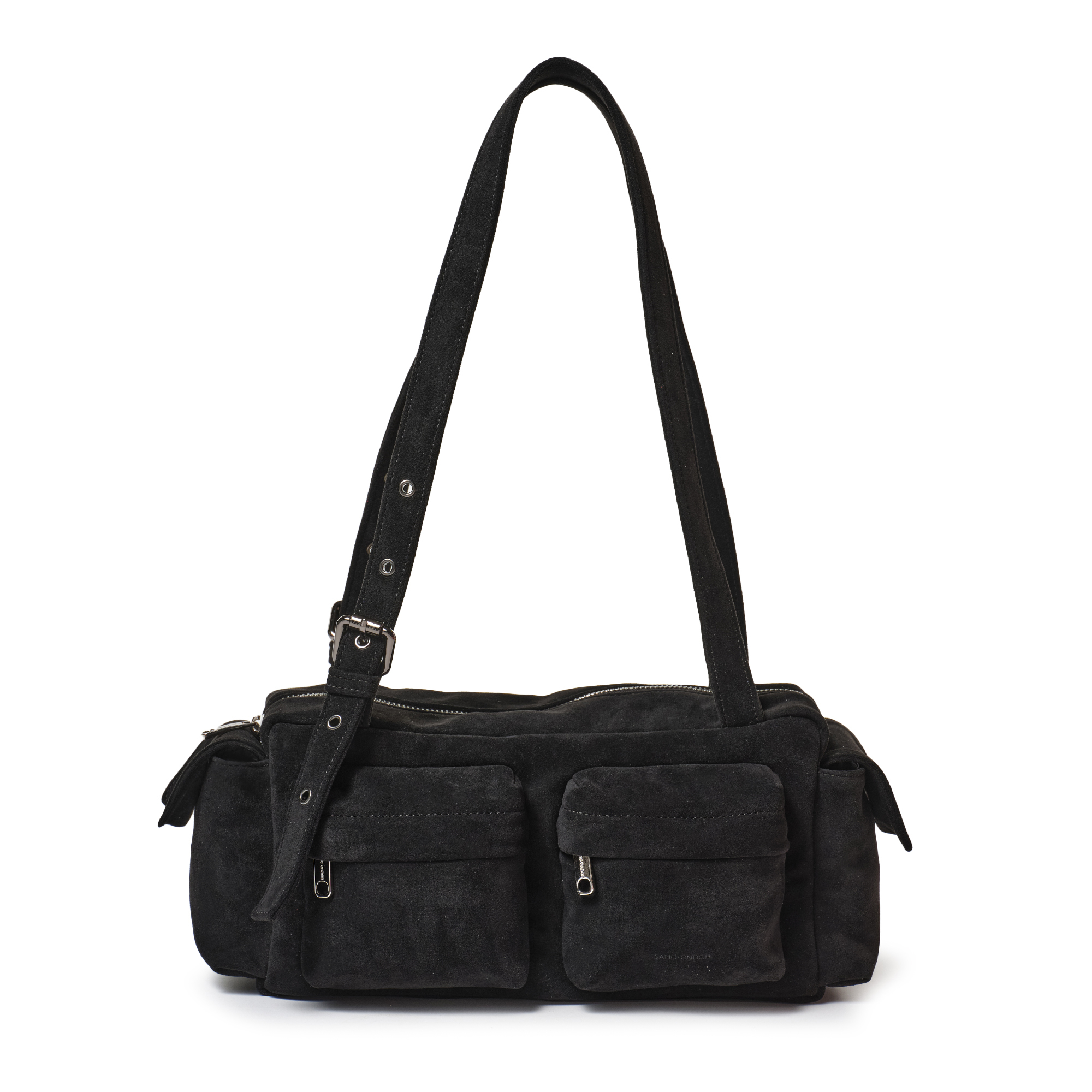 pocket utility bag L nylon black