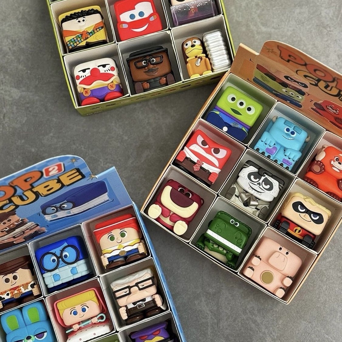 iSNEAKERS｜PIXAR 皮克斯 POP CUBE 疊疊樂盲盒 公仔 三種系列