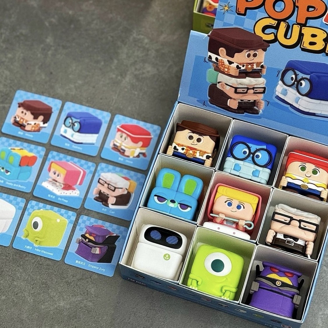 iSNEAKERS｜PIXAR 皮克斯 POP CUBE 疊疊樂盲盒 公仔 三種系列