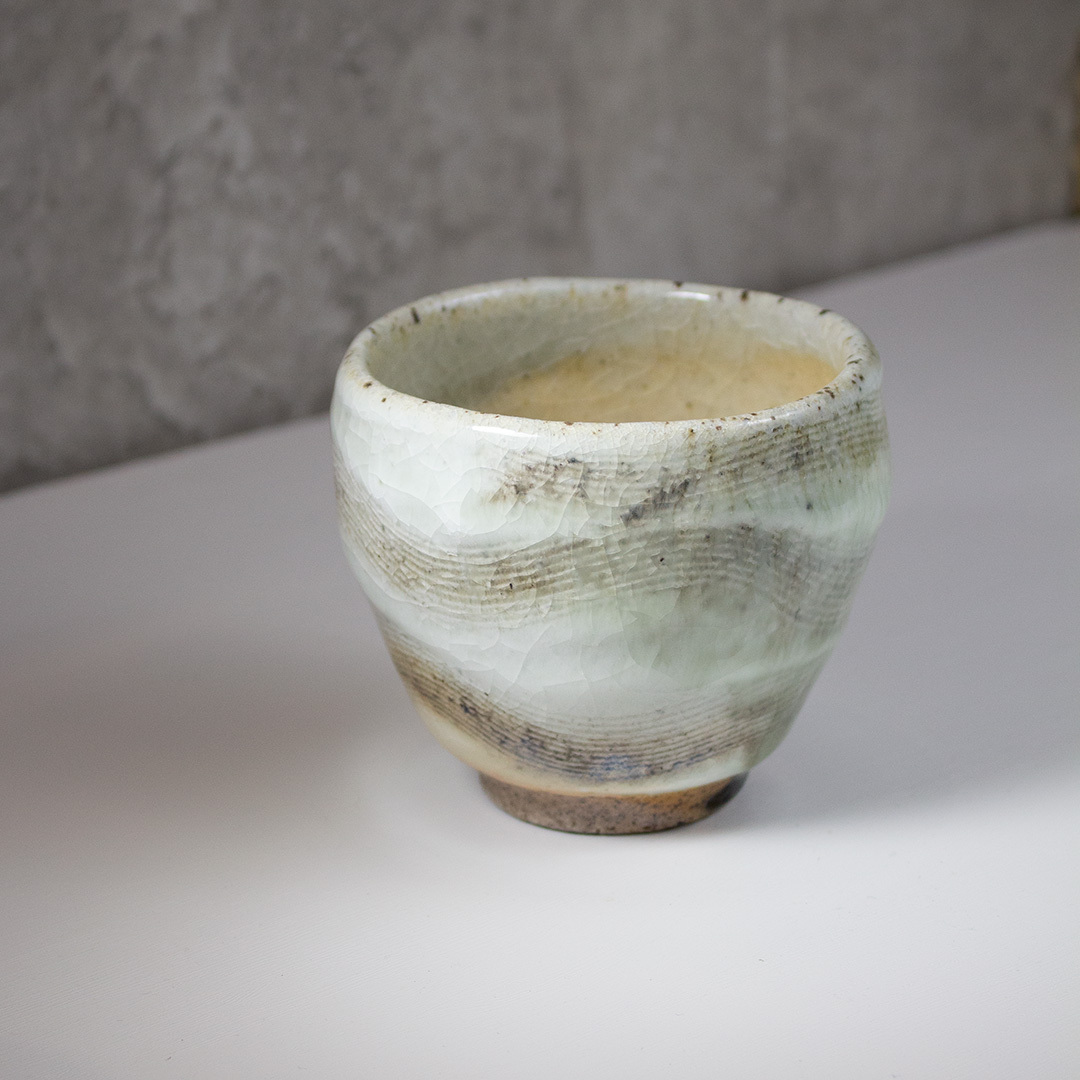 黎影翠波紋理杯