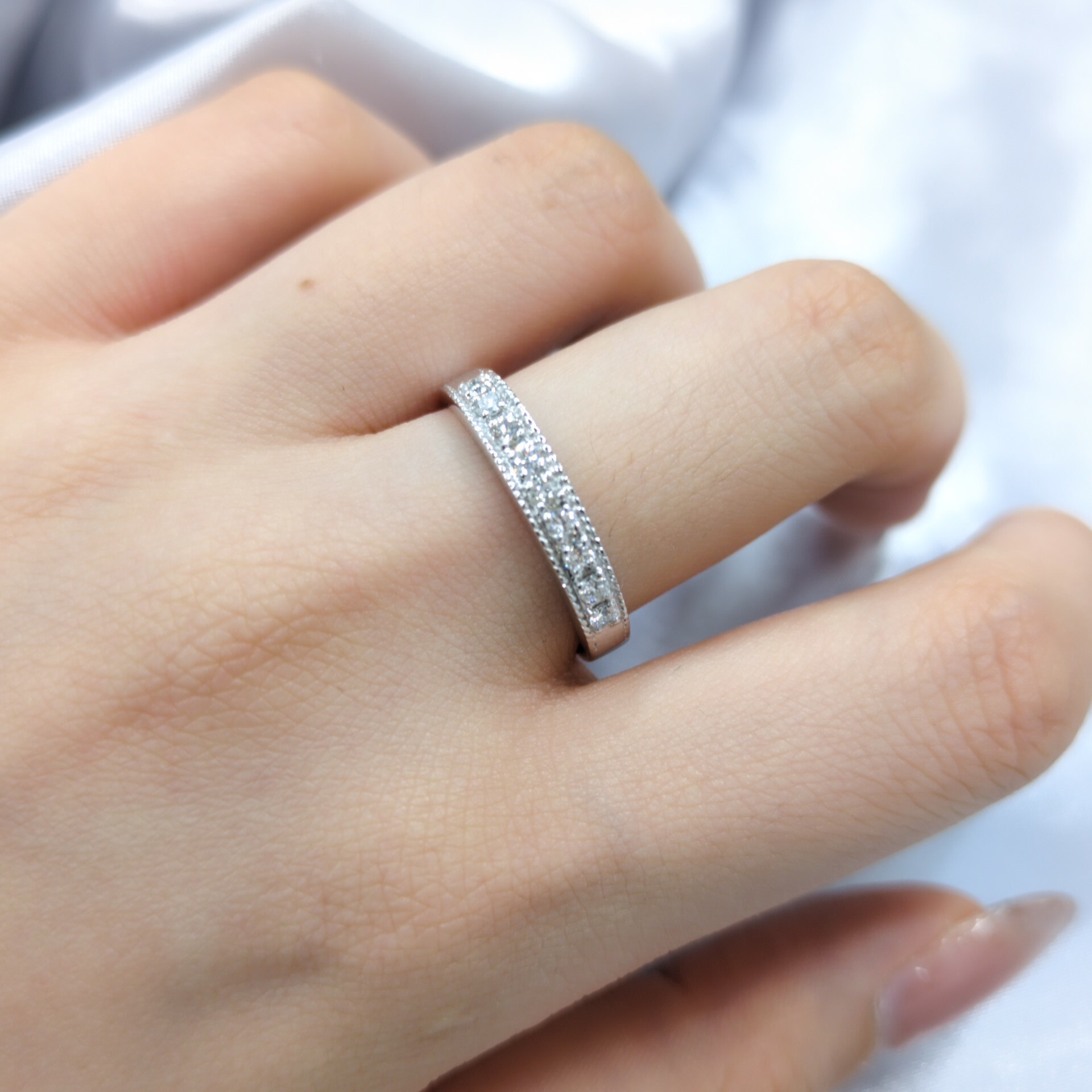 18K White Gold 0.27ct Diamond Ring