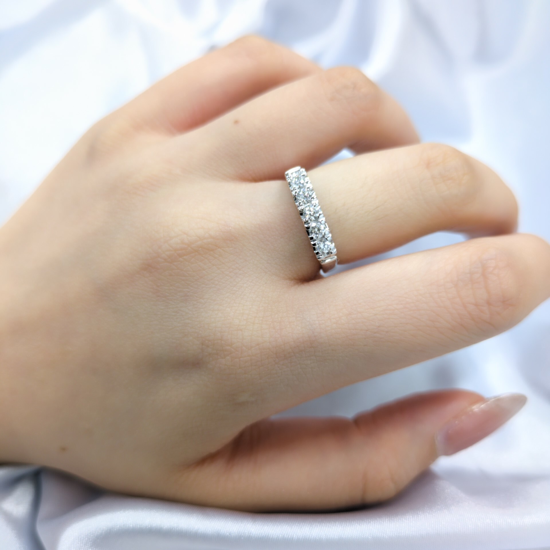 PT900 0.31ct Diamond Ring