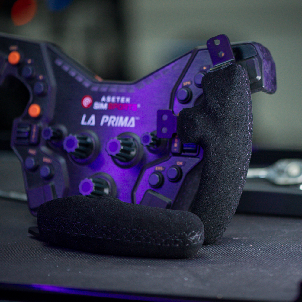 Asetek SimSports® Formula Suede Handles