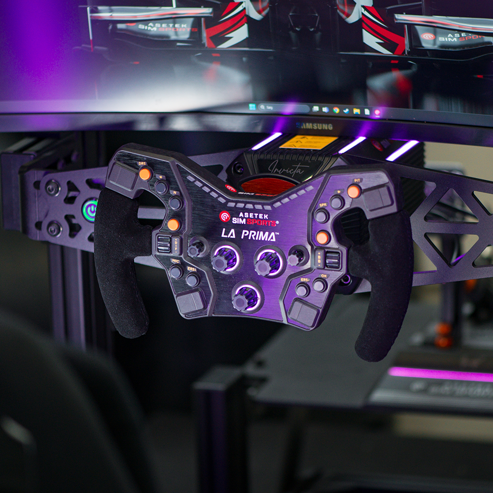 Asetek SimSports® Formula Suede Handles