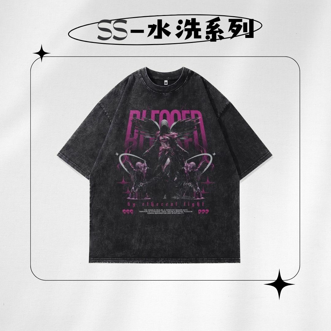 【SS 預購】宗教系列 希臘元素 女神 水洗短袖上衣