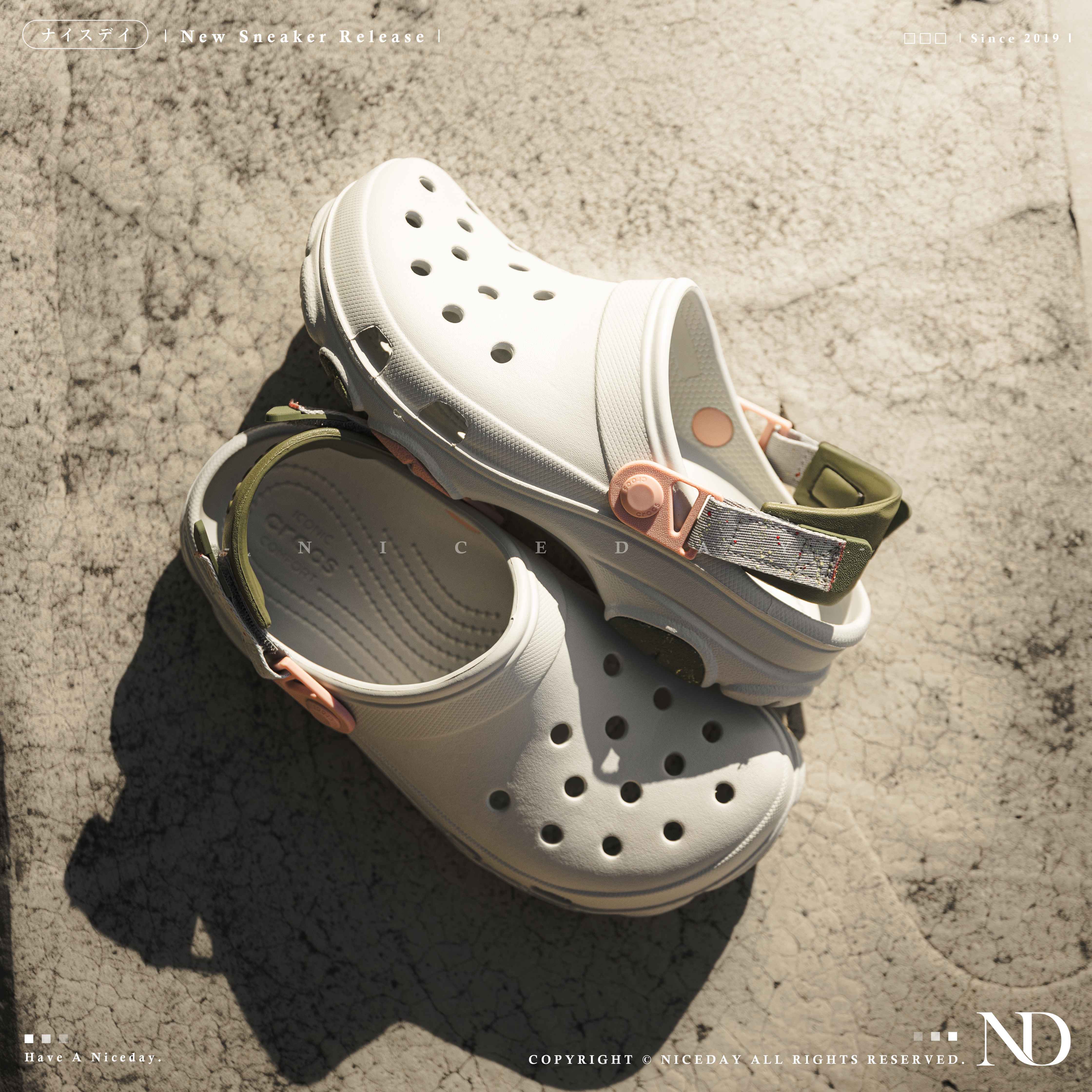 NICEDAY 現貨 Crocs Classic Crush 洞洞鞋 經典 特林 克駱格 灰 黑 男女尺寸