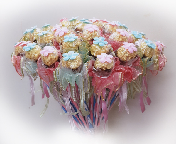 金莎花棒,金莎花束,金莎分享花束,婚禮二次進場禮物,ferreo rocher flower sticks,ferreo rocher bouquets, ferreo rocher sharing bouquets, wedding second entrance gifts
