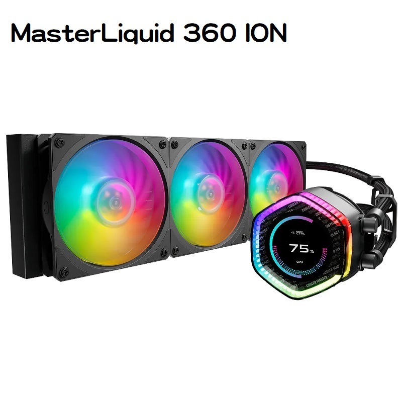 米特3C數位–酷碼 MasterLiquid 360 ION 水冷散熱器/MLY-D36M-A24PZ-R1