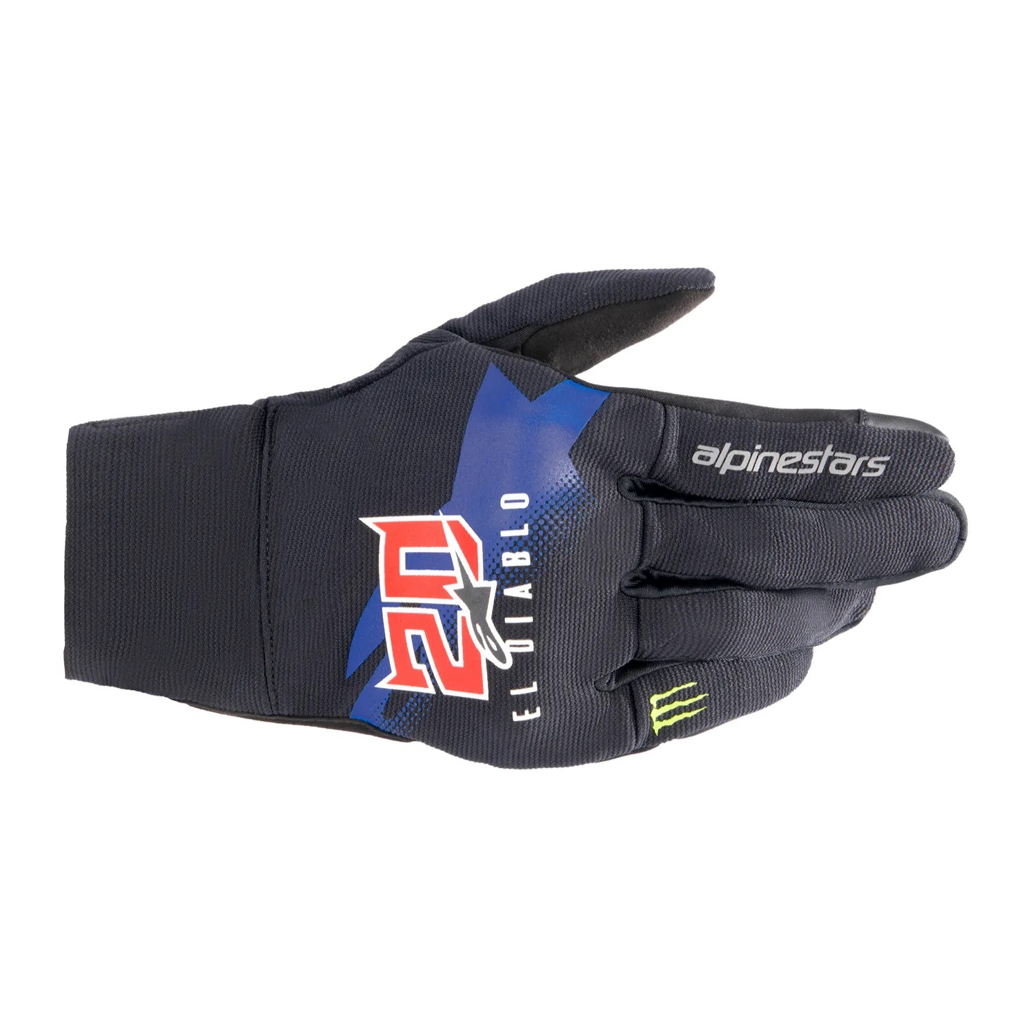 ALPINESTARS FQ20 REEF MONSTER 黑藍亮紅綠 GLOVES 布手套