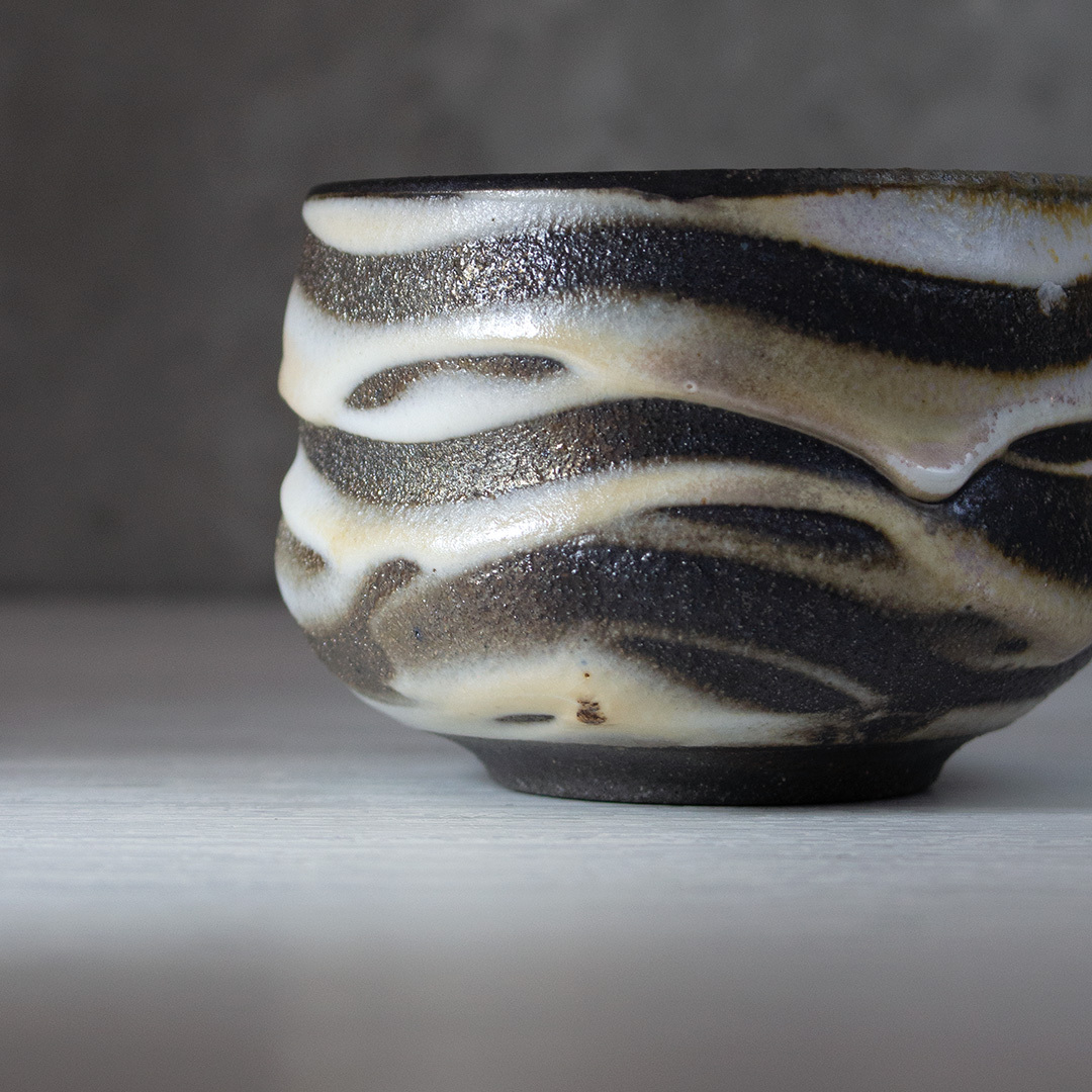 山紋染墨個人杯