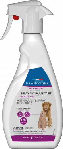 法國Francodex 犬貓用 免沖洗捕捉害蟲噴霧 500ml
