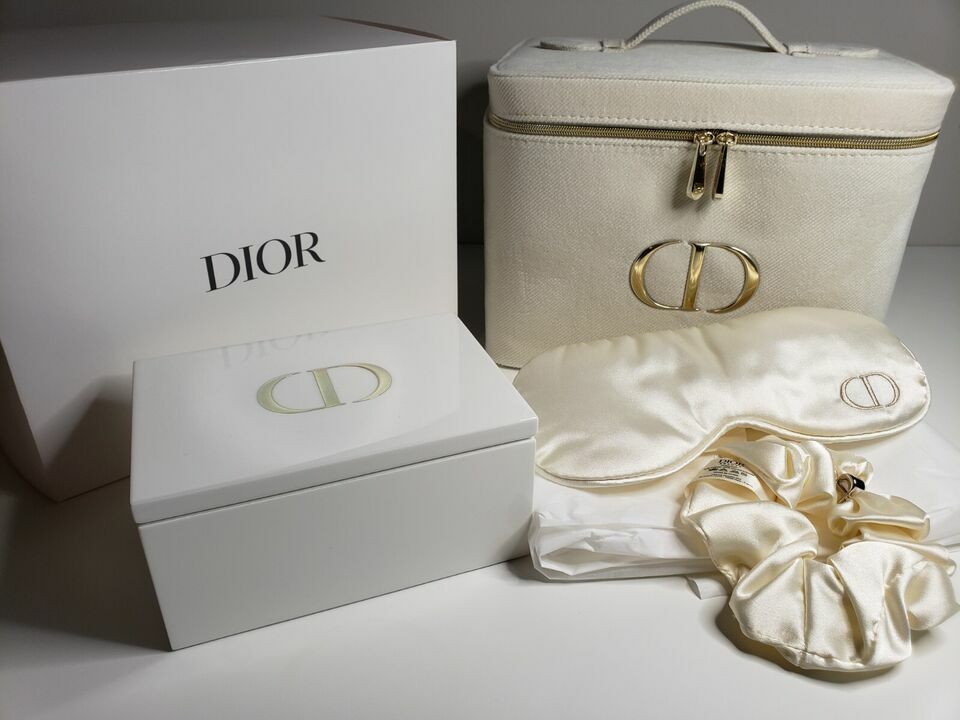 DIOR 旅行白色眼罩套裝