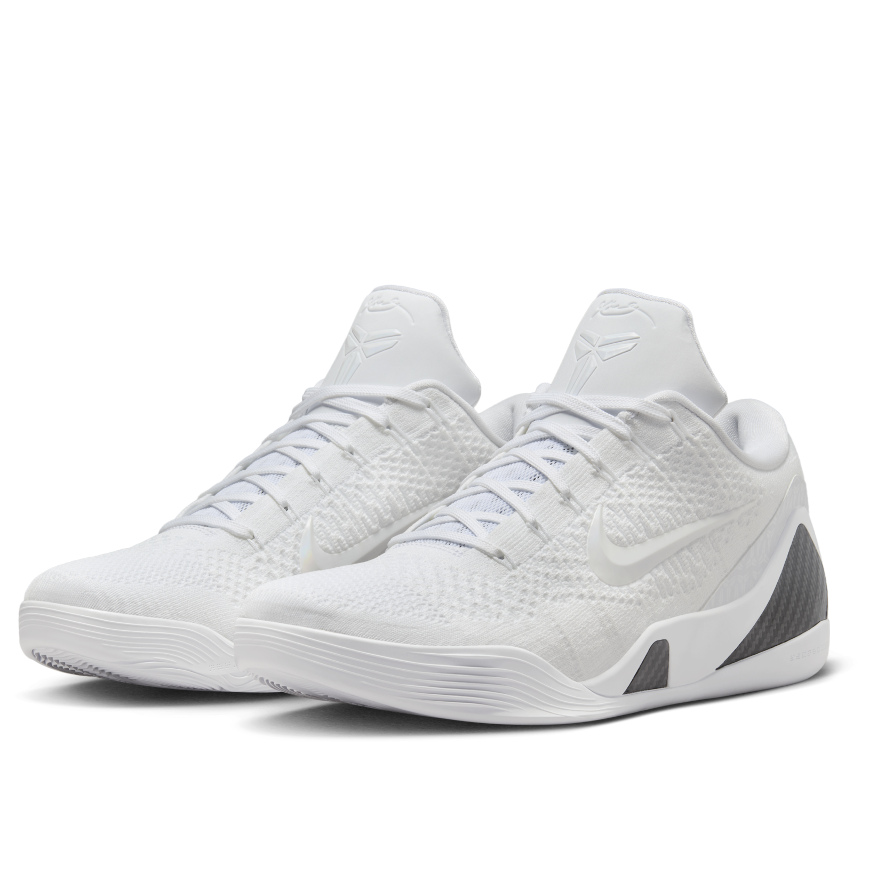 NIKE KOBE 9 ELITE LOW PROTRO 'WHITE/WHITE/WHITE'