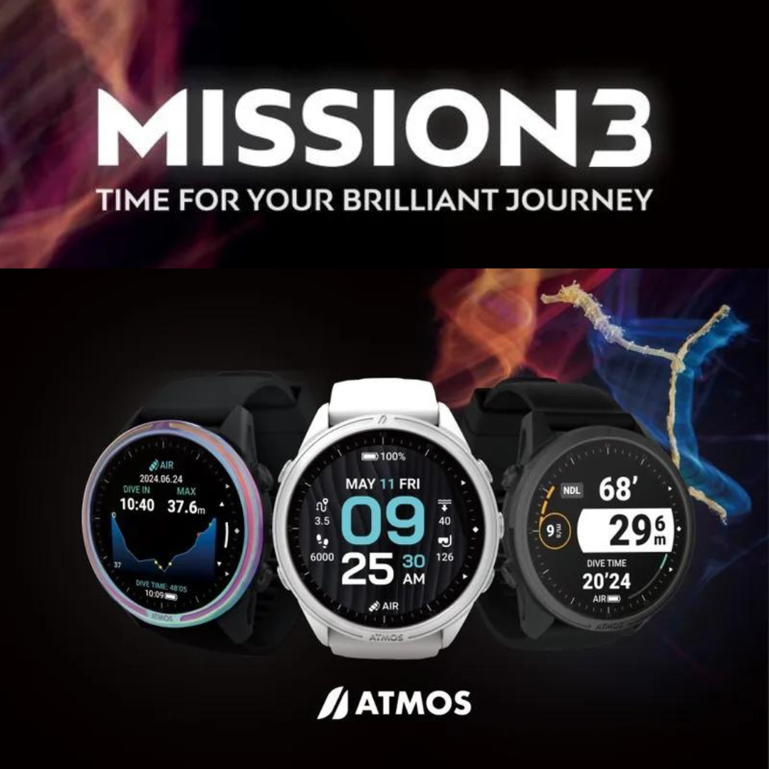 ▲ATMOS MISSION3 潛水電腦錶