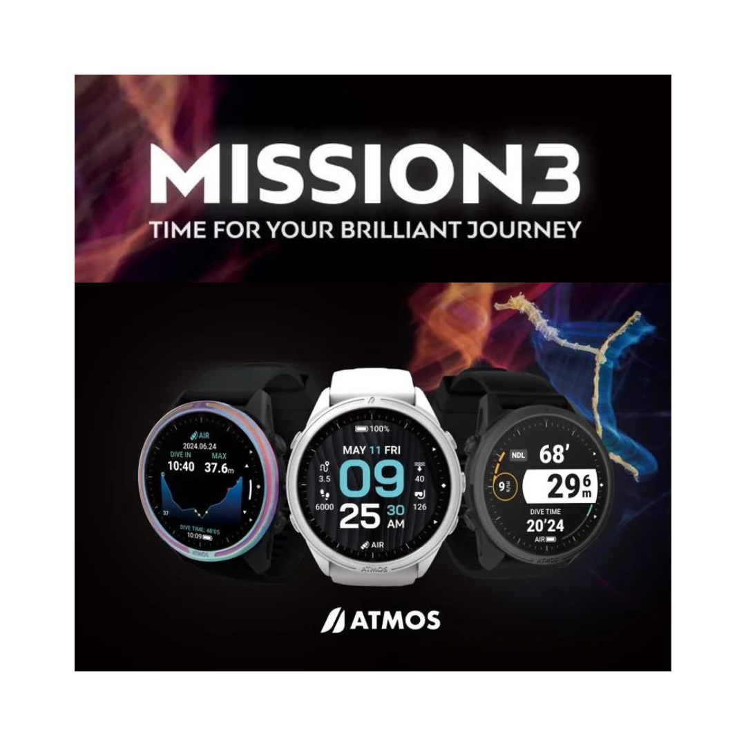 ▲ATMOS MISSION3 潛水電腦錶