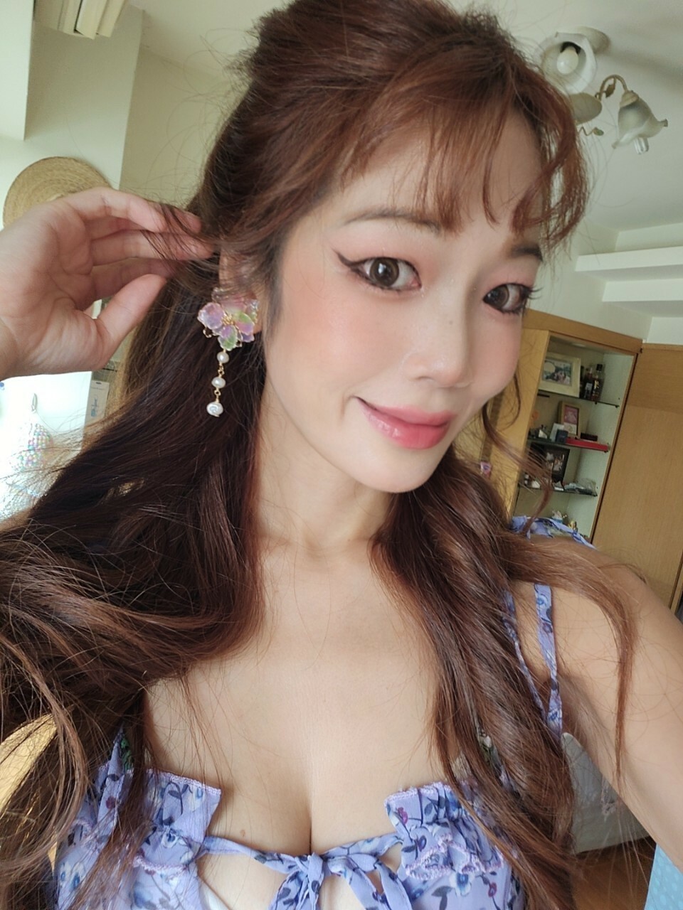 👠高跟鞋繡球  2種配戴方式