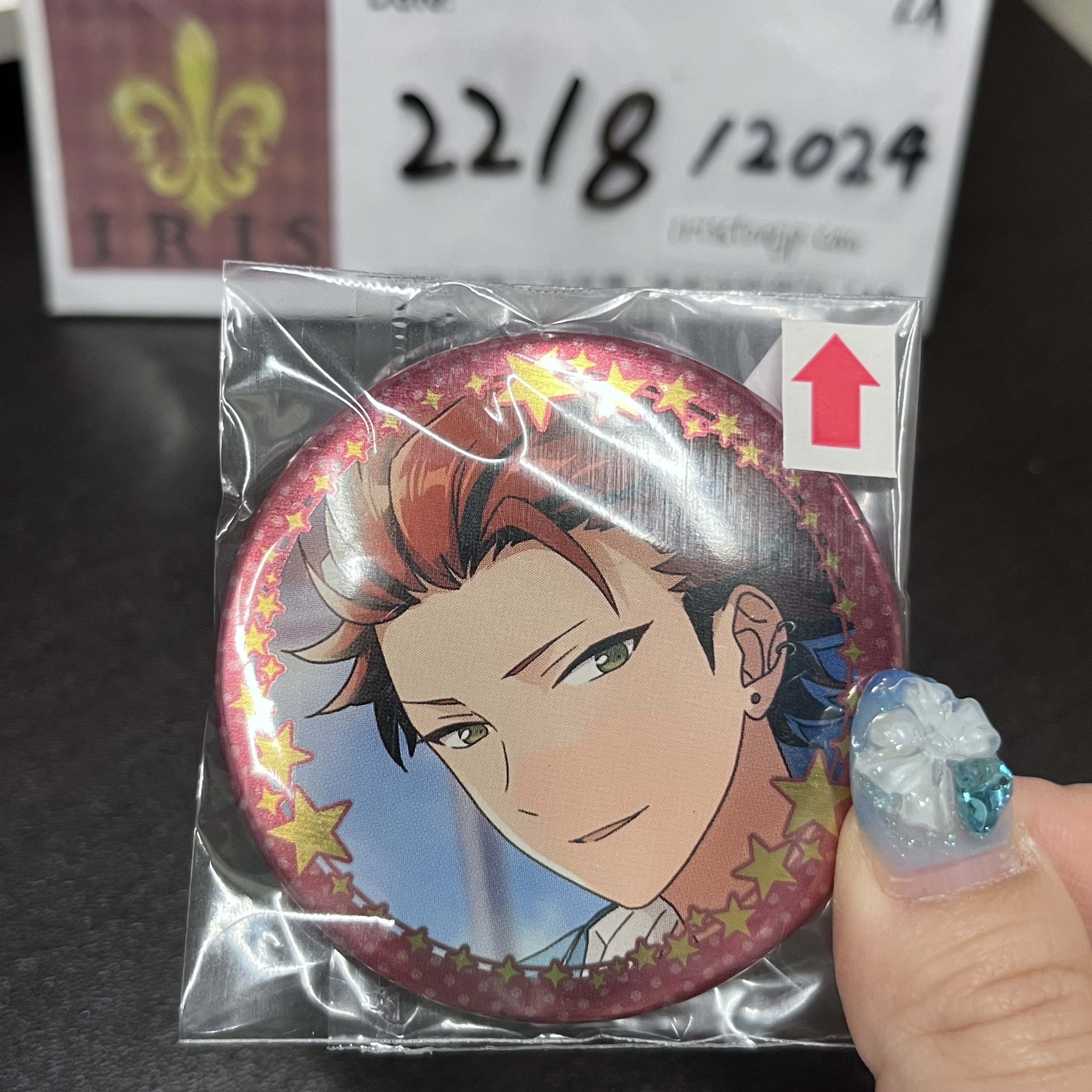 ES 紅郎 襟章 (背瑕)