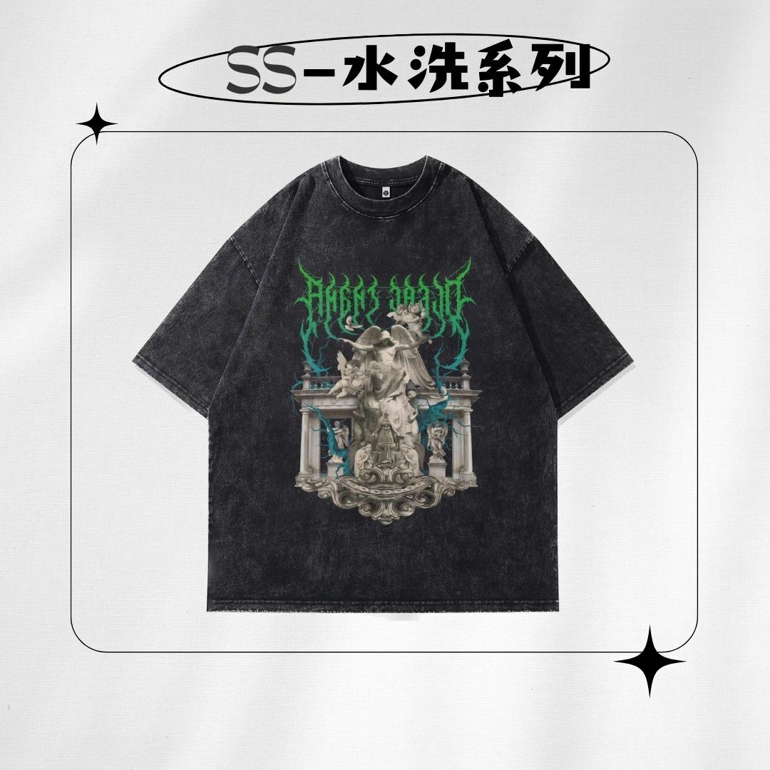 【SS 預購】宗教系列 希臘元素 水洗短袖上衣