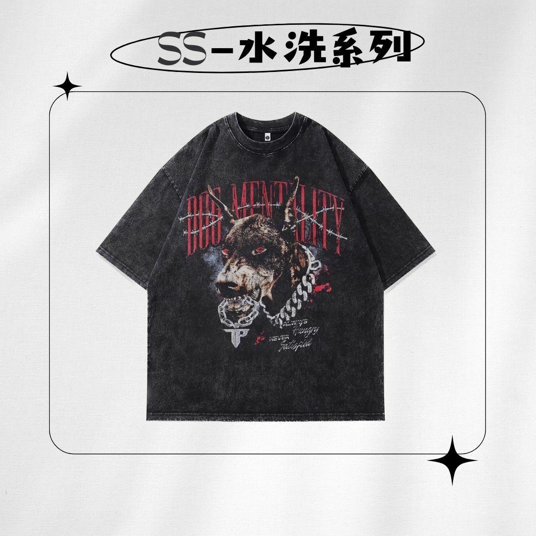 【SS 預購】美式系列 動物元素 水洗短袖上衣