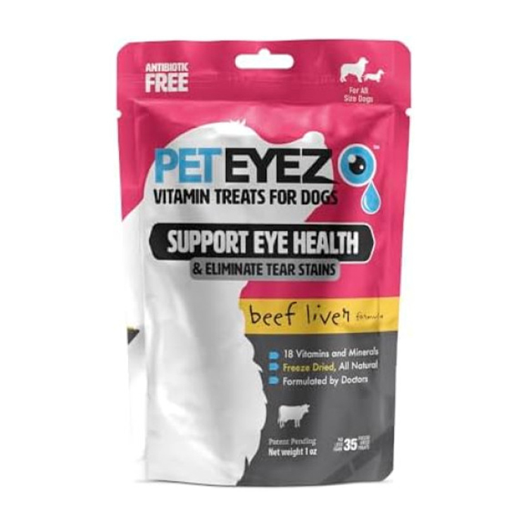 PETEYEZ 犬用 眼睛保健 牛肝凍乾小食