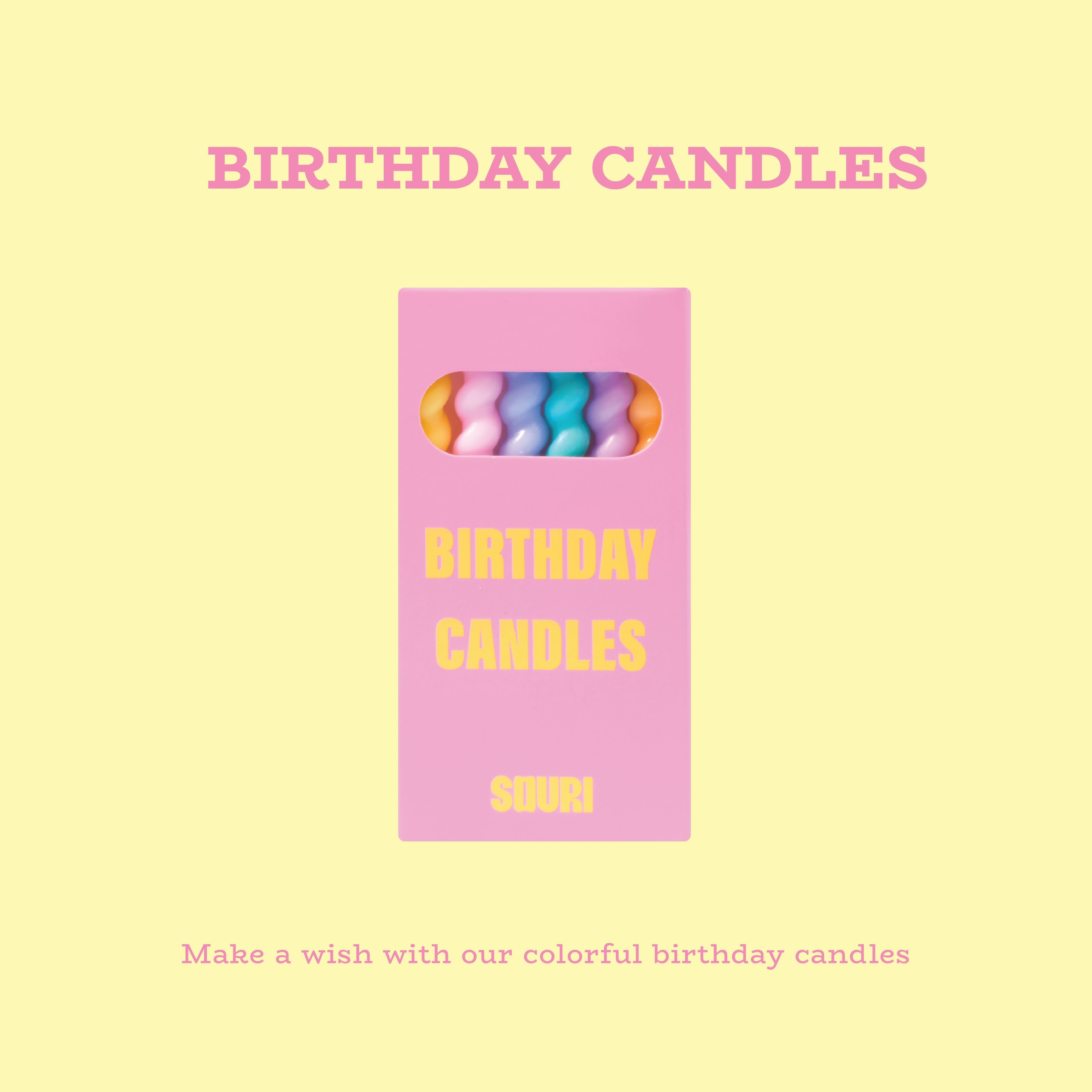 [代購] Win Souri Birthday Candles