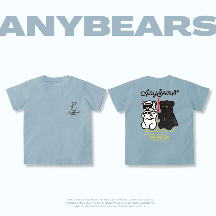 ANYBEARS® Kids collection Star Bear 星戰熊兒童短Tee