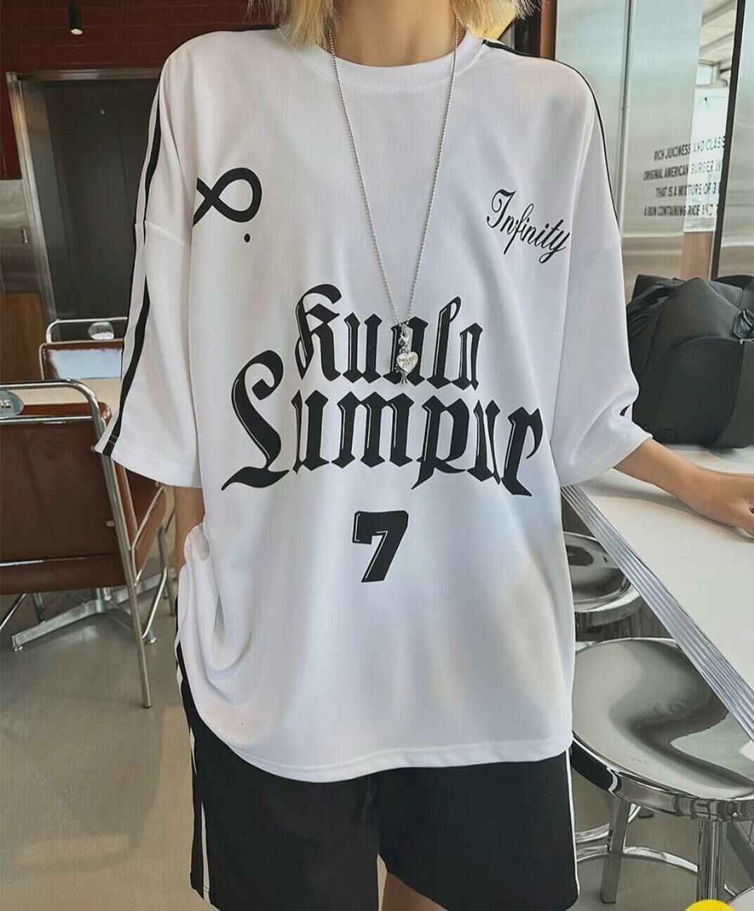 英文字數字短袖Tee T5555