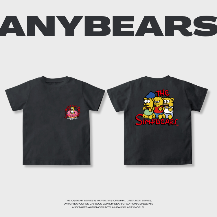 ANYBEARS® Kids collection Simp BEAR 辛普熊兒童短Tee