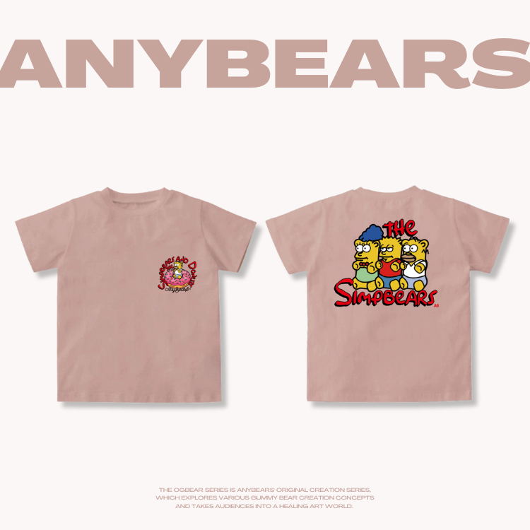 ANYBEARS® Kids collection Simp BEAR 辛普熊兒童短Tee
