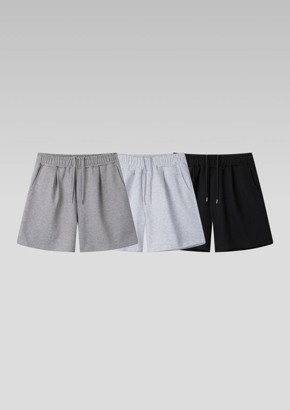 淨色棉質短褲 P2938