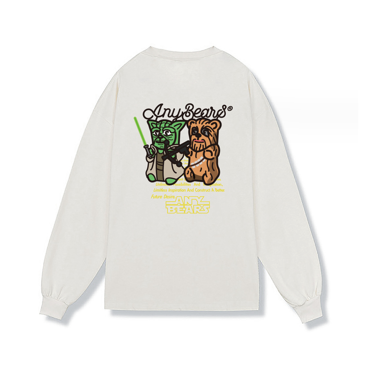 ANYBEARS®Star BEAR 尤達熊 大學T