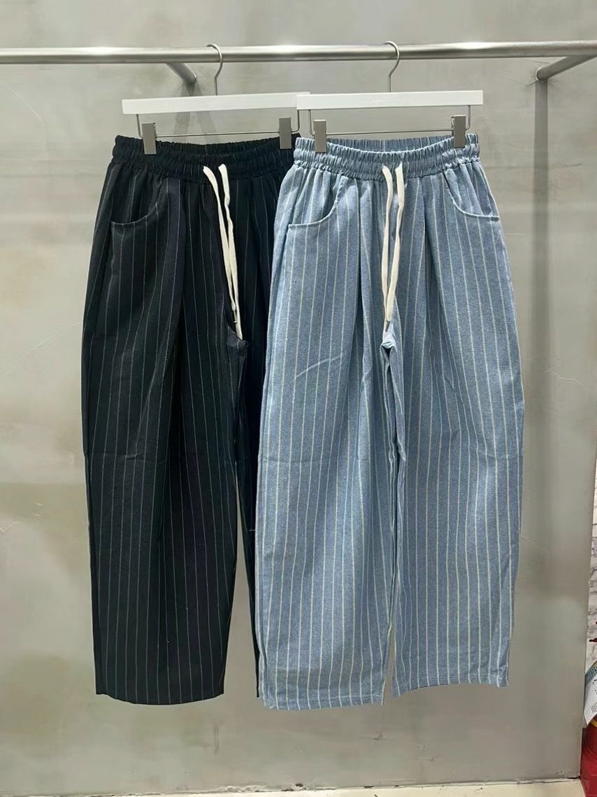 直紋鬆身褲 P2892