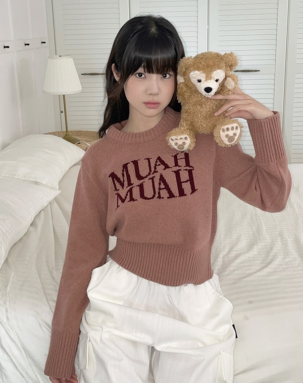 預訂｜MUAHMUAH LAMBSWOOL JACQUARD ROUND KNIT (3 COLOR)