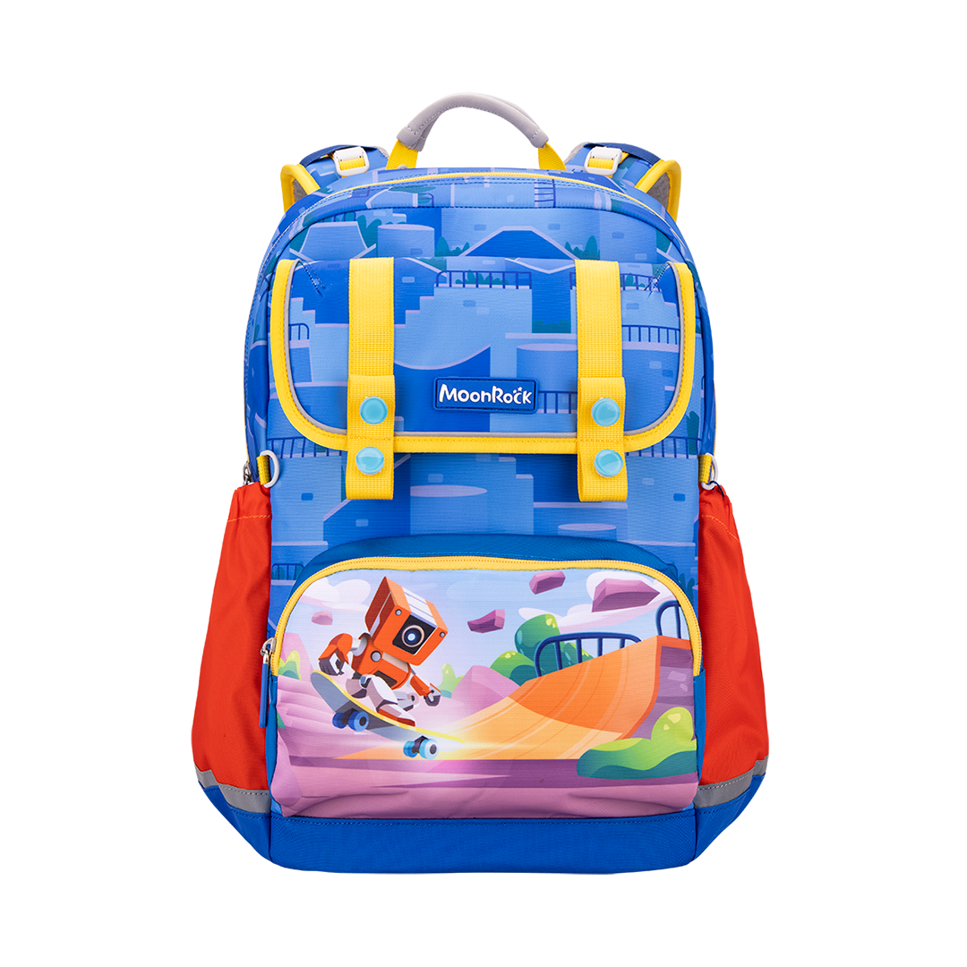 ASP200P 中高年級 滑板 成長型護脊書包