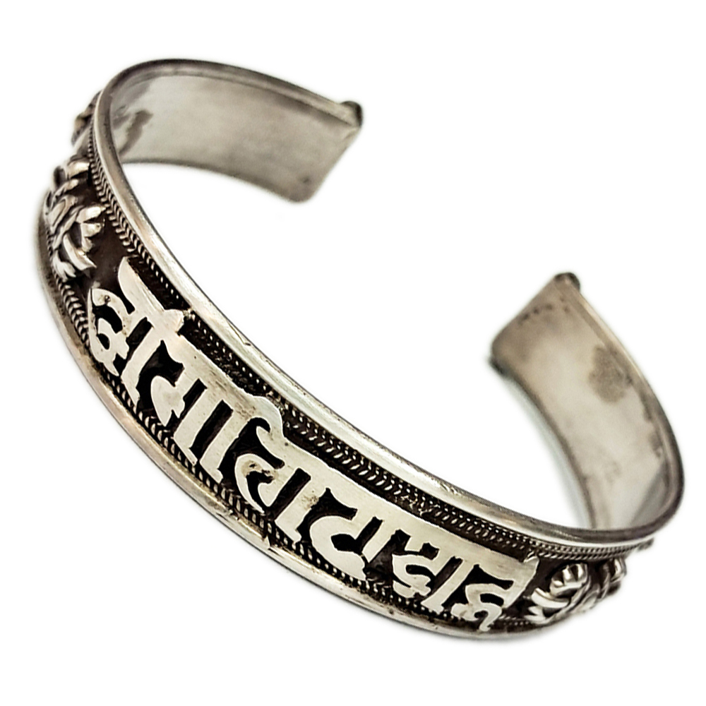 六字真言{925純銀}尼泊爾手環【十方】136517