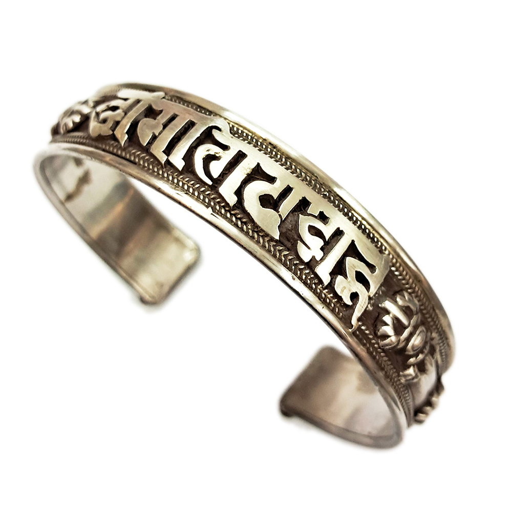 六字真言{925純銀}尼泊爾手環【十方】136517