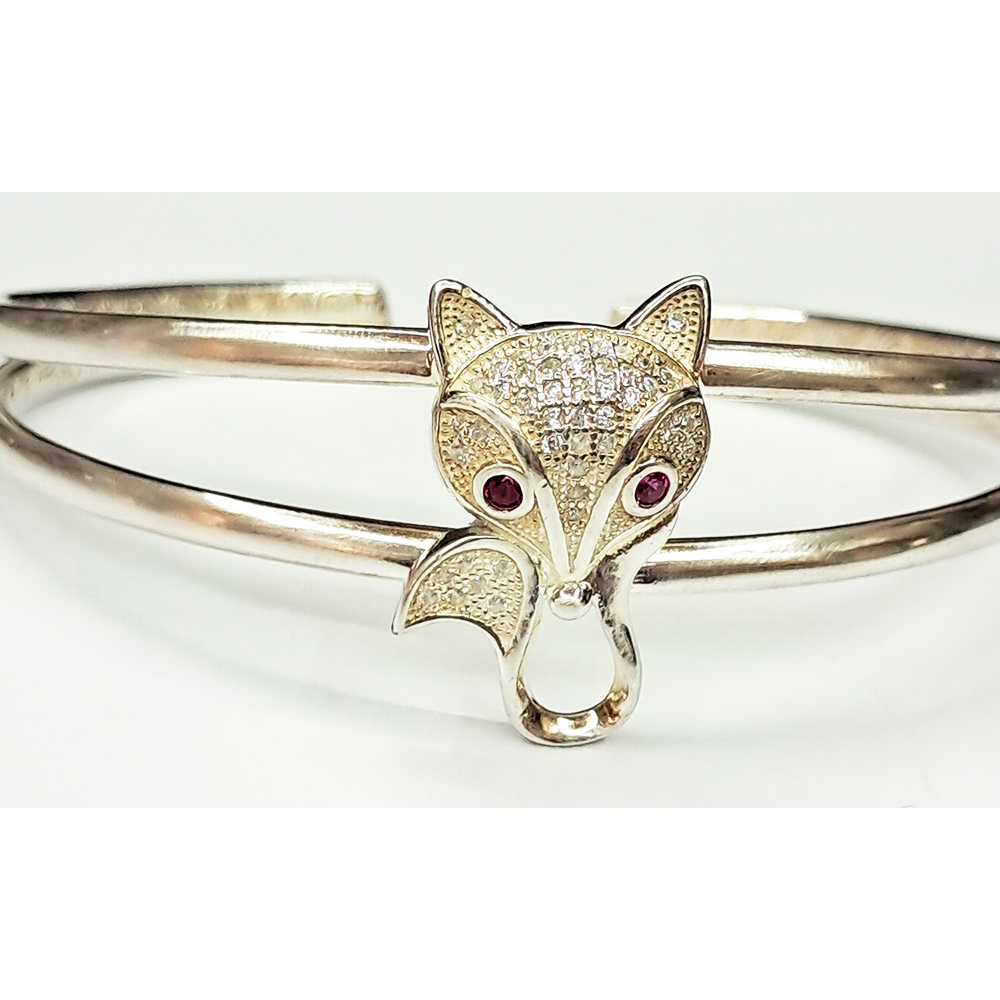 好人緣狐狸 925純銀手環【十方】142298