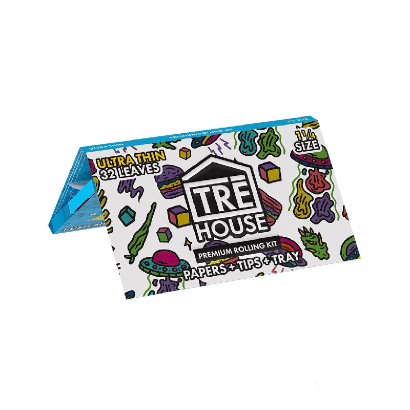 TRE HOUSE1 1/4 PREMIUM ULTRA THIN ROLLING PAPERS KIT