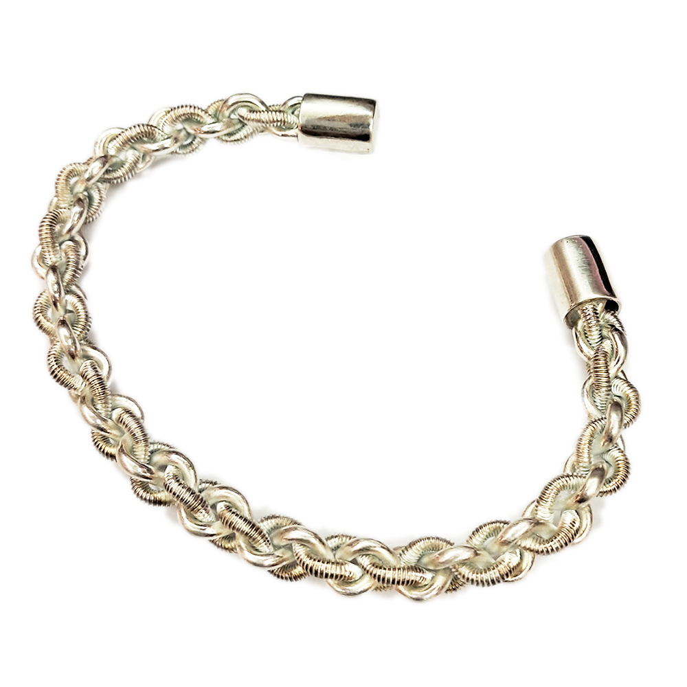 鎖鏈純銀925手環 【十方】141296