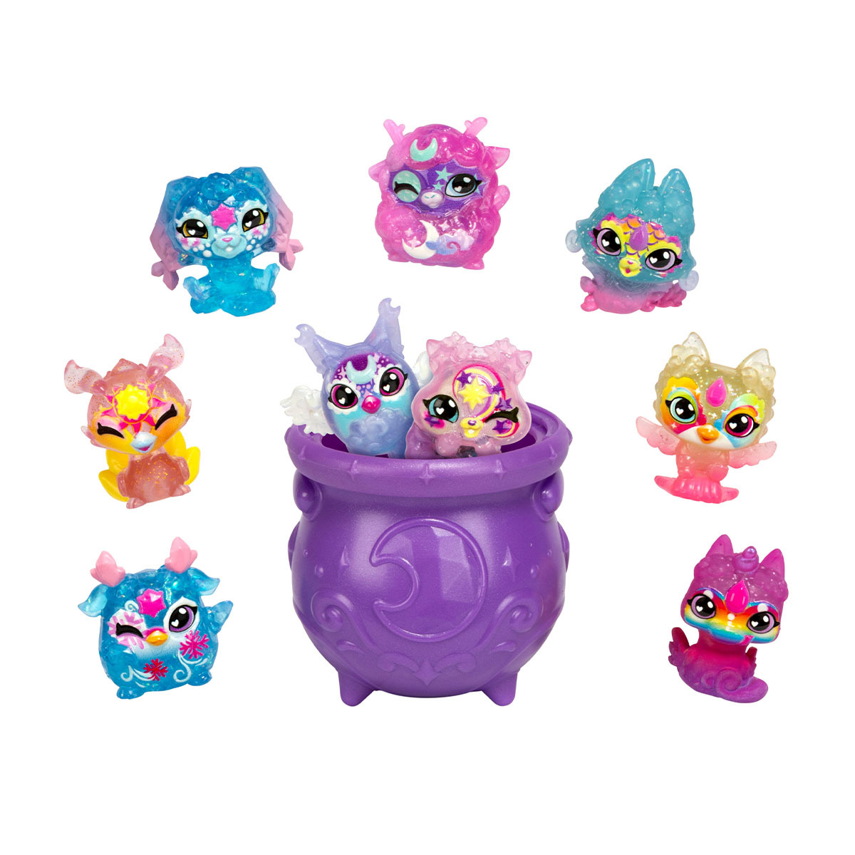 迷你紫色魔法精靈 (9個裝)