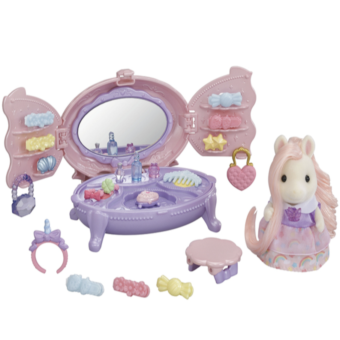 日本森林家族 - 小馬梳妝台套裝