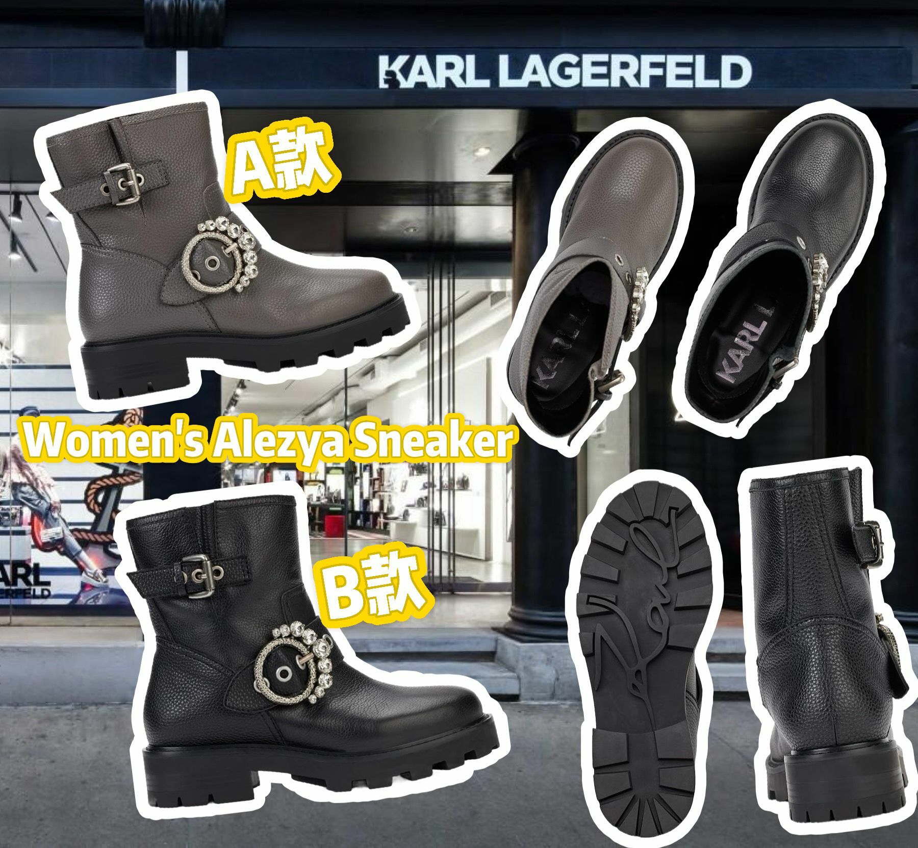 【預購】KARL LAGERFELD PARIS Marceau F082315 女裝靴