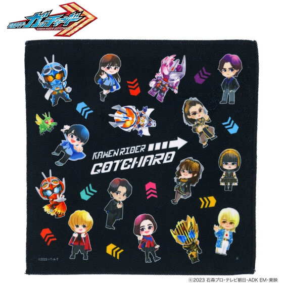 216162 Pbandai 預訂 2024/9月 仮面ライダーガッチャード　デフォルメ　ミニタオル