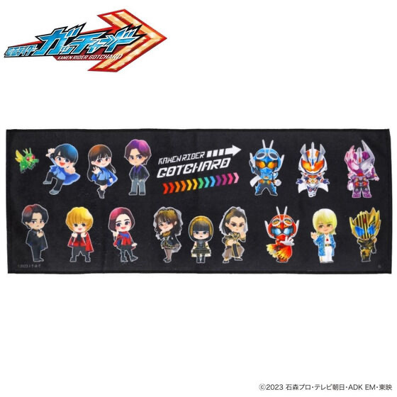 216168 Pbandai 預訂 2024/9月 仮面ライダーガッチャード　デフォルメ　フェイスタオル