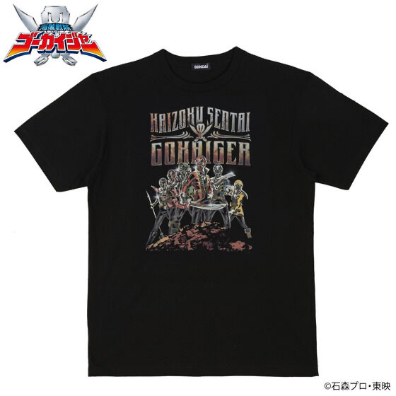 231078 Pbandai 預訂 2025/7月 東映ヒーローTシャツ　海賊戦隊ゴーカイジャー　アメコミ風柄