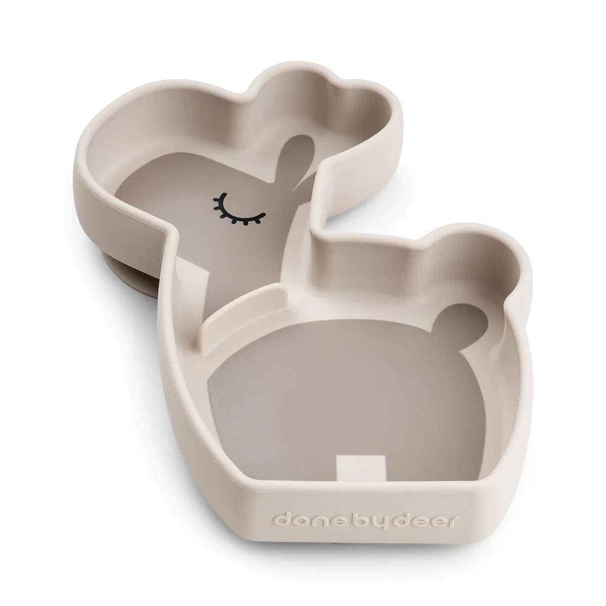 丹麥 Done by deer  造型矽膠餐盤-羊駝款