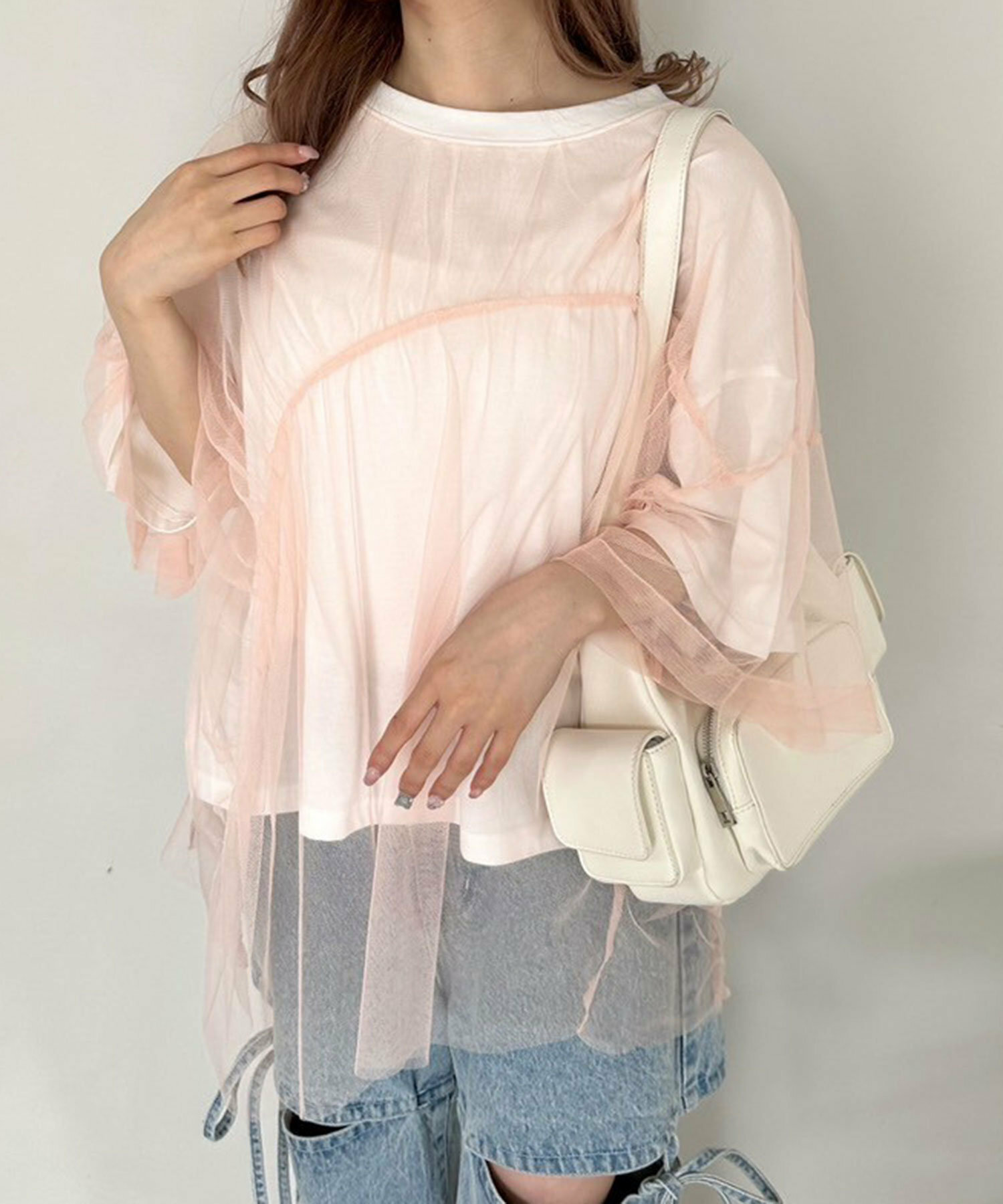 預購 - JP 薄紗層層Tee