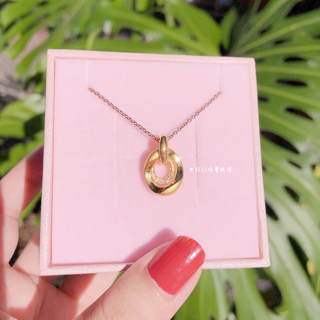 優雅美學 黃金墜子