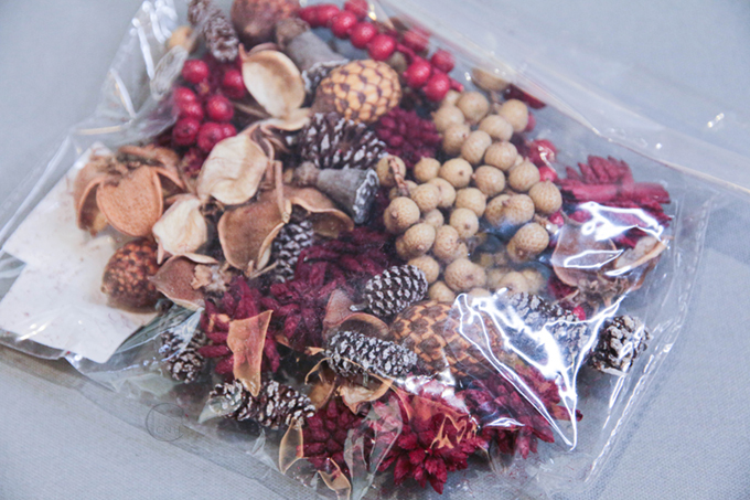 天然素材  乾燥素材混合包 3色